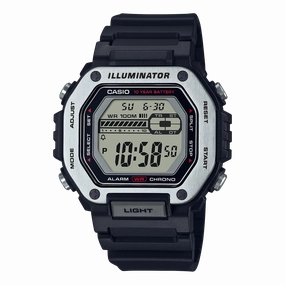 Casio Black Resin Band Watch MWD110H-1A 