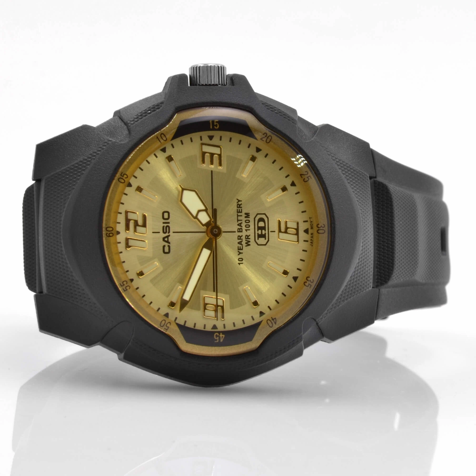Casio Black Resin Case Black Band Watch | MW-600E-9A