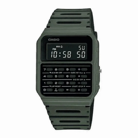Casio CA-53WF-3B Army Green Calculator Resin Watch for Men and Women Affordable casual watches Sporty casual watches Affordable luxury casual watches