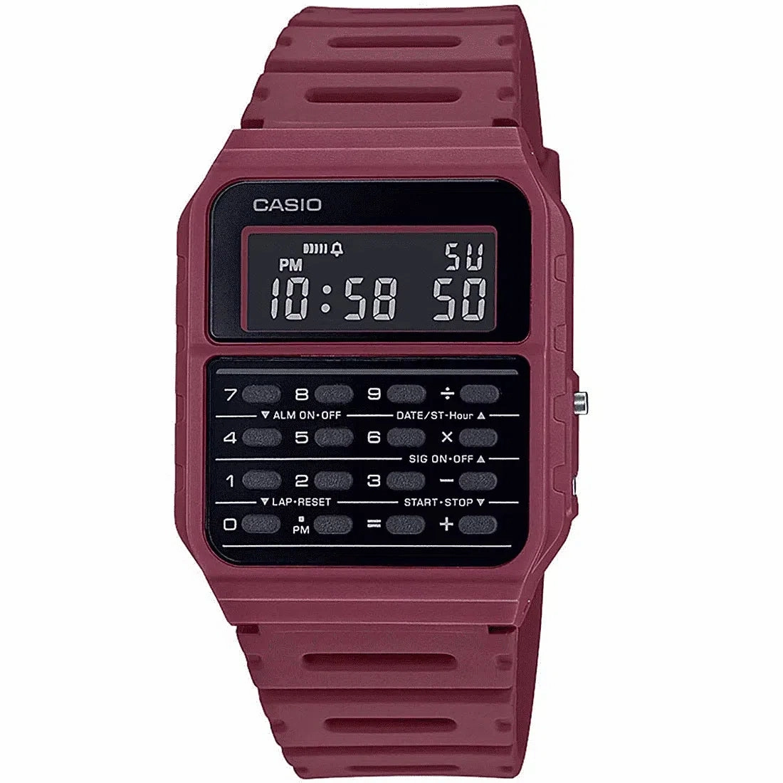 Casio CA-53WF-4B Calculator Resin Watch for Men and Women Affordable casual watches Sporty casual watches Affordable luxury casual watches