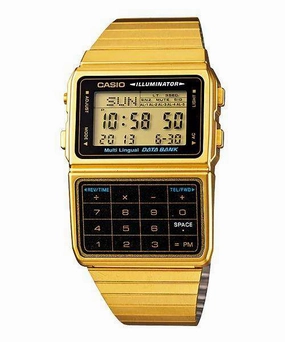 Casio DBC-611G-1DF Gold Plated Calculator Watch For Men and Women,men's watches,watch for men, best men's watches,luxury men's watch,minimalist men's watch,casual men's watch,dress watch for men,automatic men's watch,quartz men's watch,cheap men's 