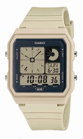 Casio Digital Analog Resin Band Watch LF20W-8A 