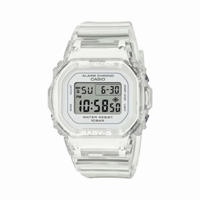 Casio Digital White Dial Transparent Resin Band Watch BGD565US-7D,quartz watch, quartz watches for men, quartz watches for women, best quartz watch, minimalist quartz watch, luxury quartz watch, waterproof quartz watch,analog quartz watch, digital quartz w