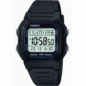 Casio Dual Time Alarm Watch Black W-800H-1AVES,seiko watches,mens watches,couple watches,watches designer,watches discount,best watches for men