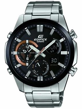 Casio Edifice Analog-Digital Dual Time Thermometer Mens Watch ERA500DB-1A Sports Watch for Men/Women Budget Sports Watch Luxury Sports Watch