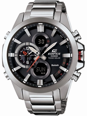 Casio Edifice Bluetooth Smartphone Solar Power Chrono Watch ECB500D-1A Sports Watch for Men/Women Budget Sports Watch Luxury Sports Watch