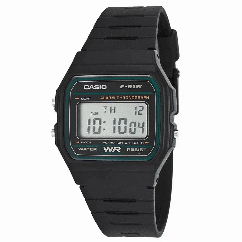 Casio F-91W-3DG Black Resin Strap Watch for Men and Women,men's watches,watch for men, best men's watches,luxury men's watch,minimalist men's watch,casual men's watch,dress watch for men,automatic men's watch,quartz men's watch,cheap men's watch. b