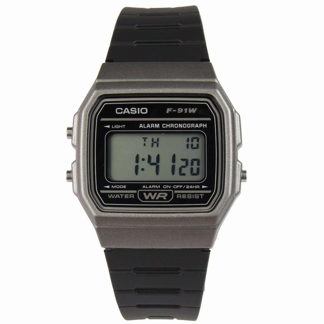 Casio F-91WM-1B Titanium Resin Watch for Men and Women,silicone watch,silicone strap watch,silicone watches for men,silicone watches for women,unisex silicone watch,kids silicone watch,sports silicone watch,casual silicone watch,waterproof silicone watch,s