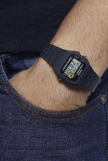 Casio F-94WA-8DG Black Resin Watch for Men and Women