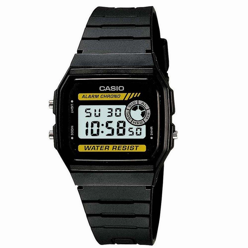 Casio F-94WA-9DG Black Resin Watch for Men and Women,silicone watch,silicone strap watch,silicone watches for men,silicone watches for women,unisex silicone watch,kids silicone watch,sports silicone watch,casual silicone watch,waterproof silicone watch,sil