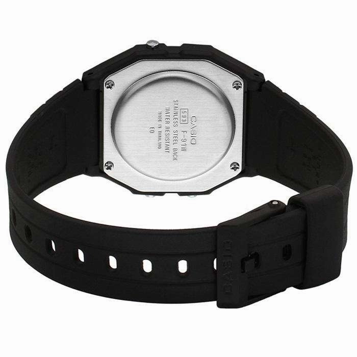 Casio F-94WA-9DG Black Resin Watch for Men and Women