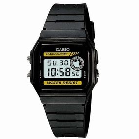 Casio F-94WA-9DG Black Resin Watch for Men and Women,silicone watch,silicone strap watch,silicone watches for men,silicone watches for women,unisex silicone watch,kids silicone watch,sports silicone watch,casual silicone watch,waterproof silicone watch,sil