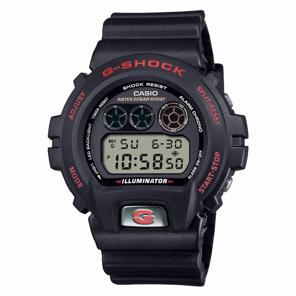 Casio G Shock 30th Anniversary Edition Digital Watch Black DW-6900TR-1ER 