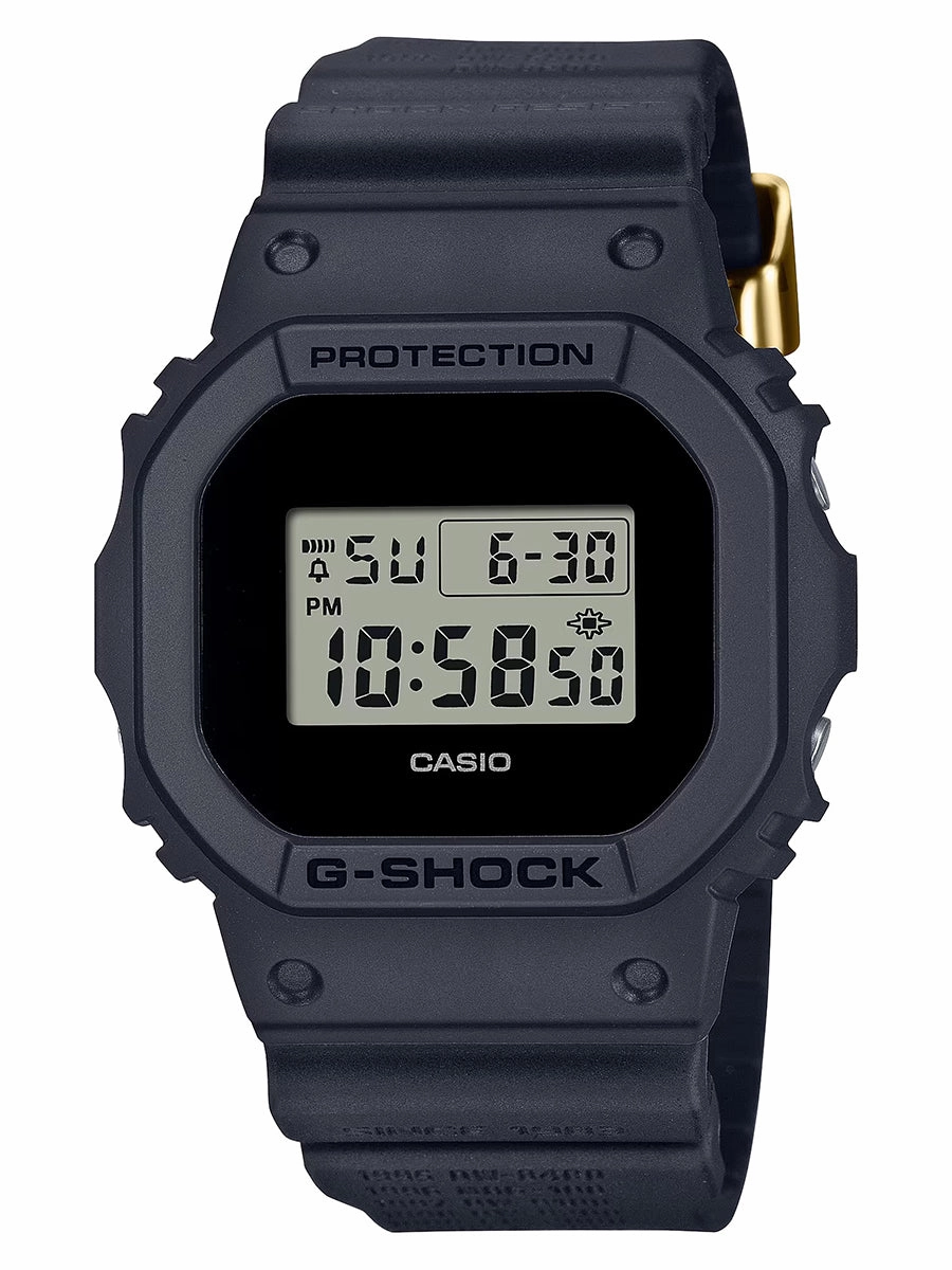 Casio G-Shock 40th Anniversary Limited Edition Series - Black Mens Watch DWE5657RE-1 Hypoallergenic Silicone Watch Discount Silicone Watches