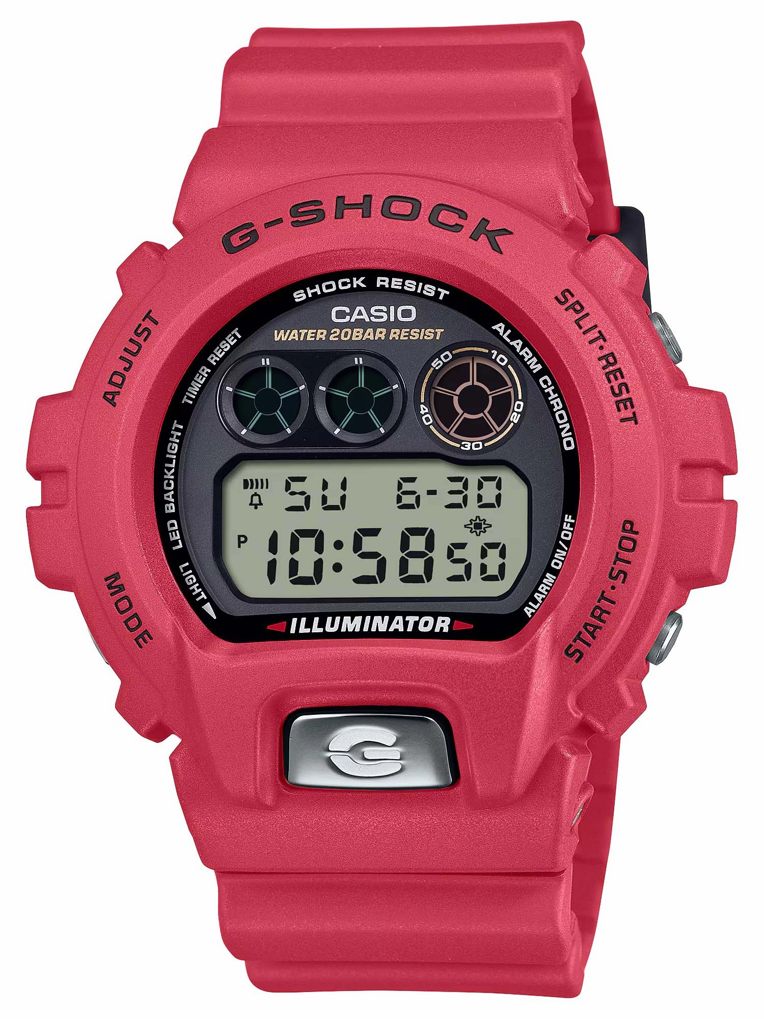 Casio G-Shock 6900 LINE 30TH ANNIVERSARY Red Digital Mens Watch DW6900TR-4 Sports Watch for Men/Women Budget Sports Watch Luxury Sports Watch