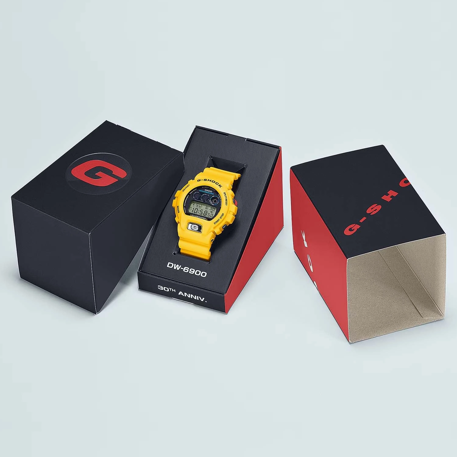 Casio G-Shock 6900 LINE 30TH ANNIVERSARY Red Digital Mens Watch DW6900TR-4