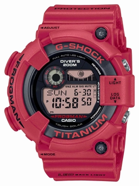 Casio G-Shock FROGMAN RED 30th Anniversary Limited Edition Mens Watch GW8230NT-4 Hypoallergenic Silicone Watch Discount Silicone Watches