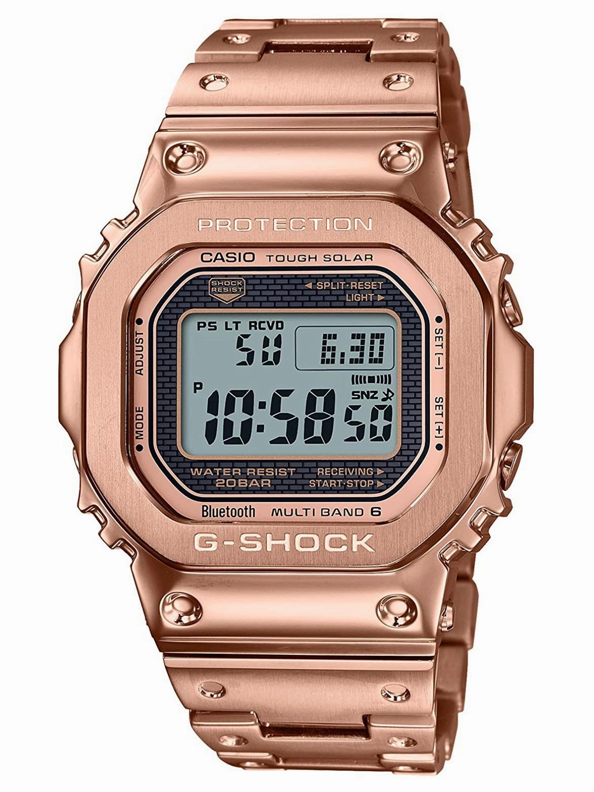 Casio G-Shock FULL METAL 5000 Steel Mens Rose Gold Watch GMW-B5000GD-4 Sports Watch for Men/Women Budget Sports Watch Luxury Sports Watch