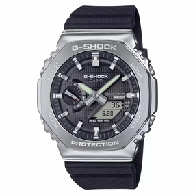 Casio G-Shock G-STEEL BLACK World Time Bluetooth Solar Mens Watch GBM2100-1A Sports Watch for Men/Women Budget Sports Watch Luxury Sports Watch