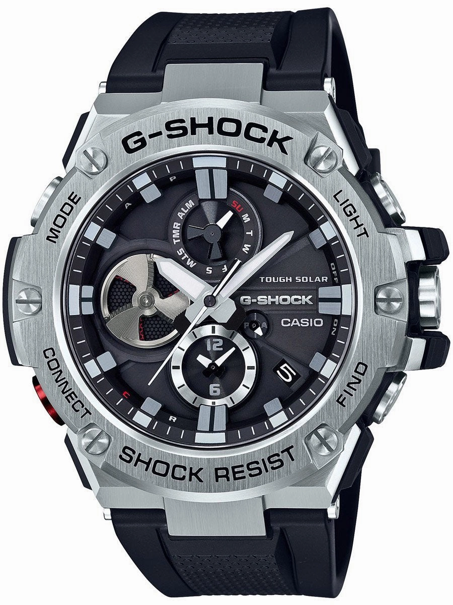 Casio G-Shock G-Steel Bluetooth Smartphone Mens Watch GSTB100-1A Sports Watch for Men/Women Budget Sports Watch Luxury Sports Watch