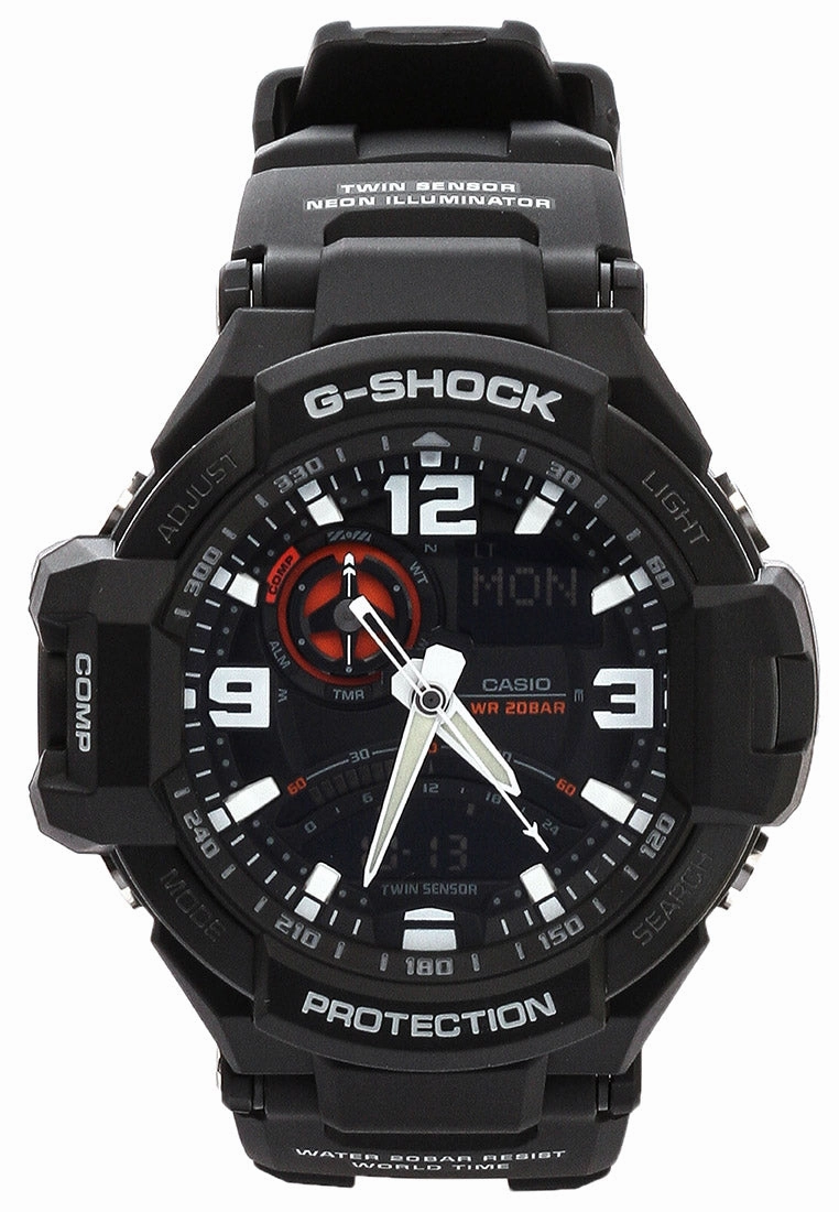 Casio G-shock GA-1000-1ADR Digital Analog Rubber Strap Watch For Men,silicone watch,silicone strap watch,silicone watches for men,silicone watches for women,unisex silicone watch,kids silicone watch,sports silicone watch,casual silicone watch,waterproof si