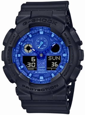 Casio G-shock GA-100BP-1A Digital Analog Rubber Strap Watch For Men,silicone watch,silicone strap watch,silicone watches for men,silicone watches for women,unisex silicone watch,kids silicone watch,sports silicone watch,casual silicone watch,waterproof sil