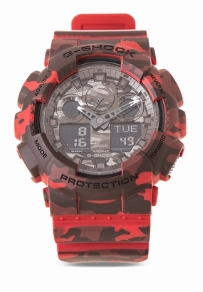 Casio G-shock GA-100CM-4A Digital Analog Rubber Strap Watch For Men,silicone watch,silicone strap watch,silicone watches for men,silicone watches for women,unisex silicone watch,kids silicone watch,sports silicone watch,casual silicone watch,waterproof sil