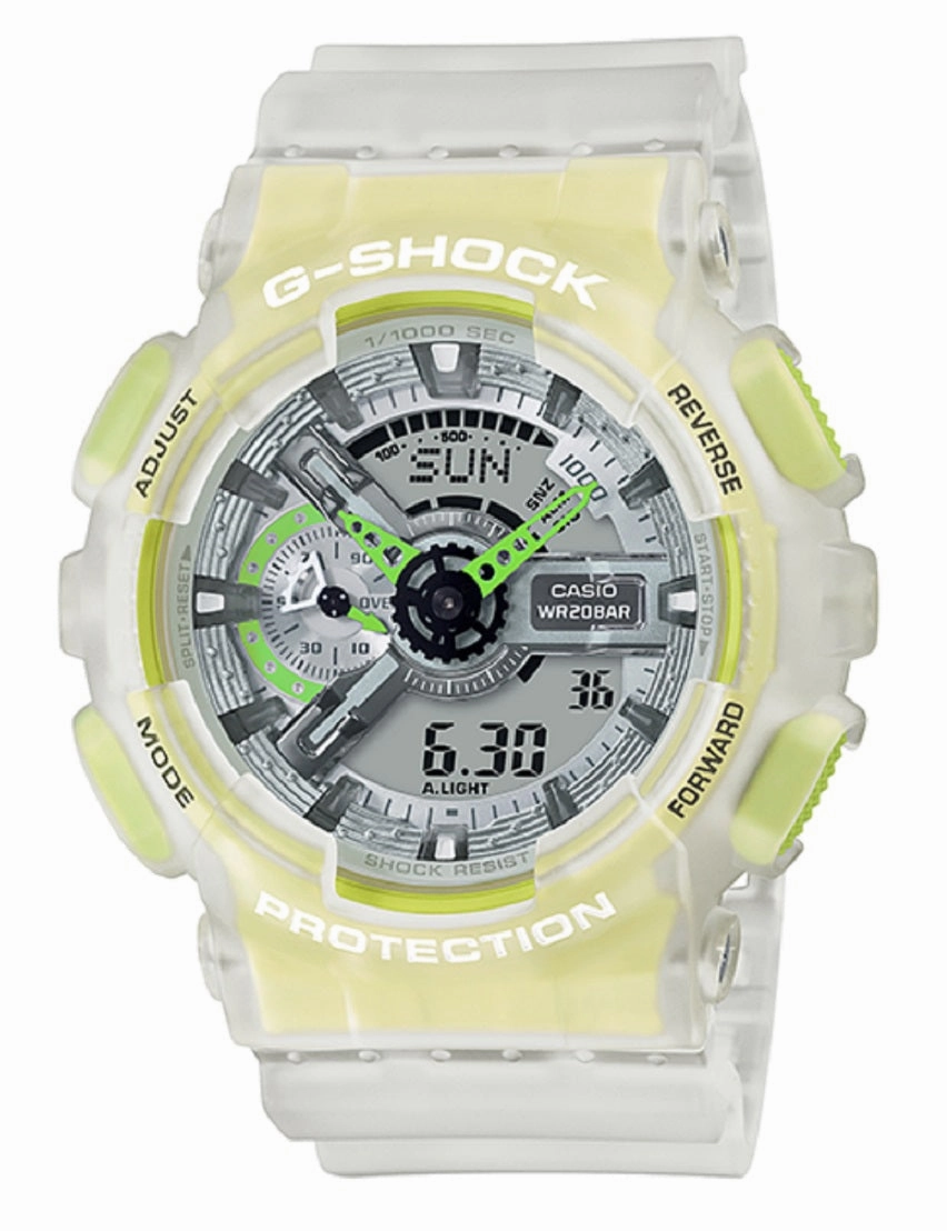 Casio G-shock GA-110LS-7A Digital Analog Rubber Strap Watch For Men,silicone watch,silicone strap watch,silicone watches for men,silicone watches for women,unisex silicone watch,kids silicone watch,sports silicone watch,casual silicone watch,waterproof sil