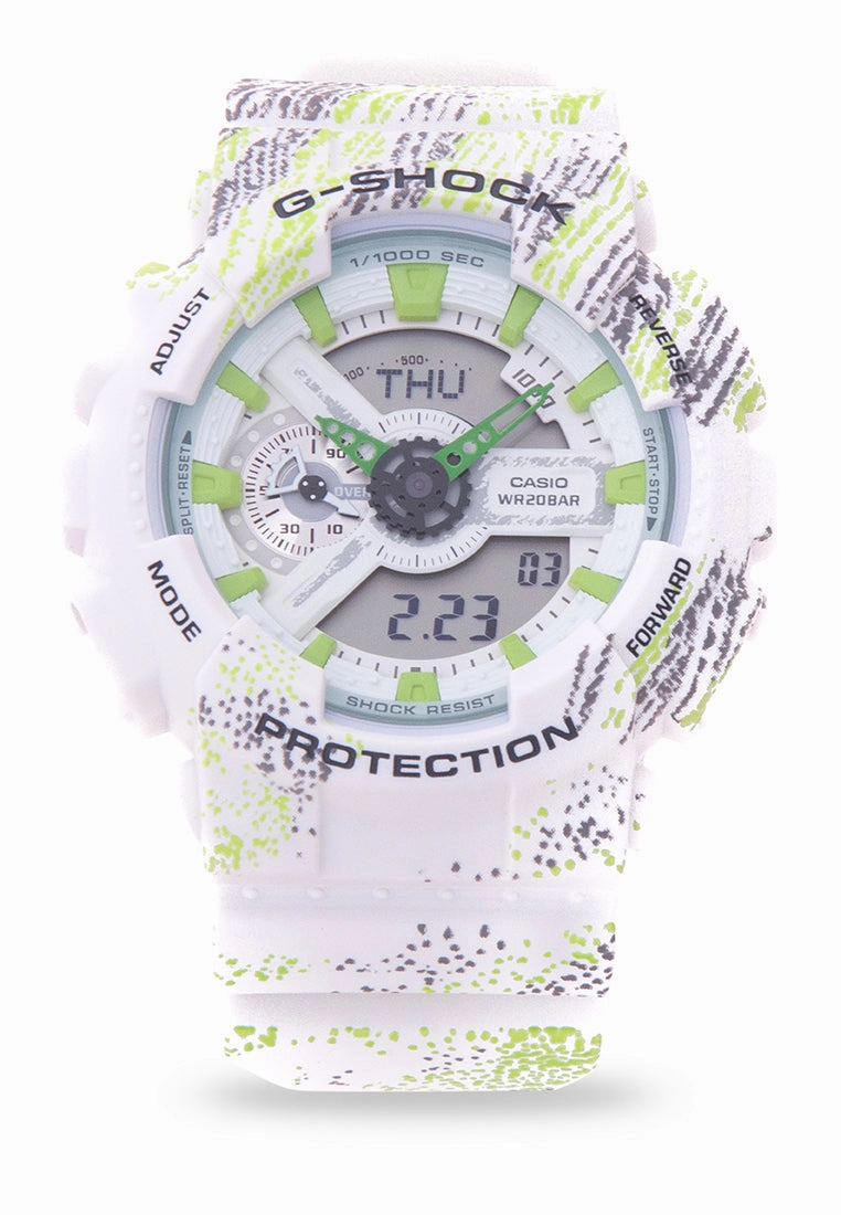 Casio G-shock GA-110TX-7A Digital Analog Rubber Strap Watch For Men,silicone watch,silicone strap watch,silicone watches for men,silicone watches for women,unisex silicone watch,kids silicone watch,sports silicone watch,casual silicone watch,waterproof sil