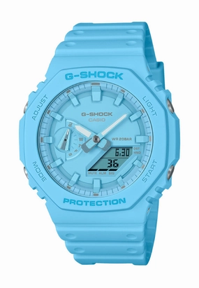 Casio G-shock GA-2100-2A2 Digital Analog Rubber Strap Watch For Men,silicone watch,silicone strap watch,silicone watches for men,silicone watches for women,unisex silicone watch,kids silicone watch,sports silicone watch,casual silicone watch,waterproof sil