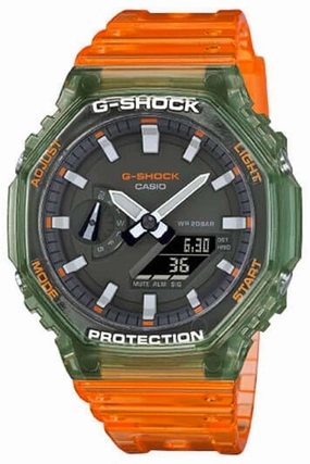 Casio G-shock GA-2100HC-4A Digital Analog Rubber Strap Watch For Men,silicone watch,silicone strap watch,silicone watches for men,silicone watches for women,unisex silicone watch,kids silicone watch,sports silicone watch,casual silicone watch,waterproof si