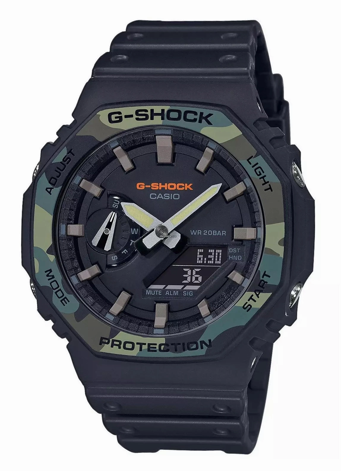 Casio G-shock GA-2100SU-1ADR Digital Analog Rubber Strap Watch For Men,silicone watch,silicone strap watch,silicone watches for men,silicone watches for women,unisex silicone watch,kids silicone watch,sports silicone watch,casual silicone watch,waterproof 