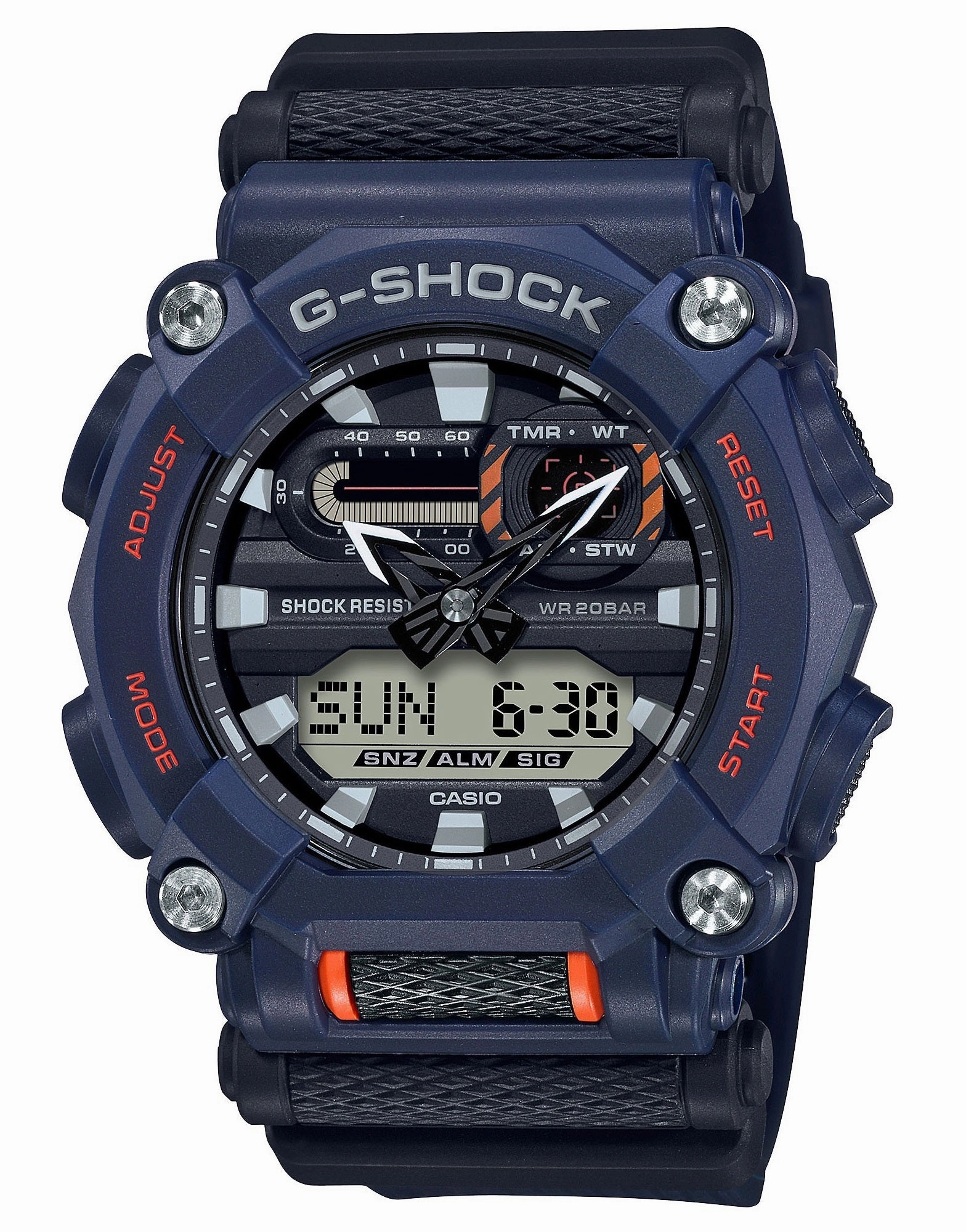 Casio G-shock GA-900-2A Digital Analog Rubber Strap Watch For Men,silicone watch,silicone strap watch,silicone watches for men,silicone watches for women,unisex silicone watch,kids silicone watch,sports silicone watch,casual silicone watch,waterproof silic
