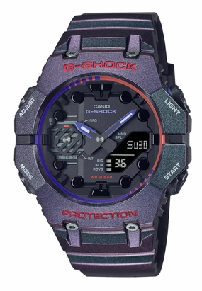 Casio G-shock GA-B001AH-6A Digital Analog Rubber Strap Smart Watch For Men,silicone watch,silicone strap watch,silicone watches for men,silicone watches for women,unisex silicone watch,kids silicone watch,sports silicone watch,casual silicone watch,waterpr
