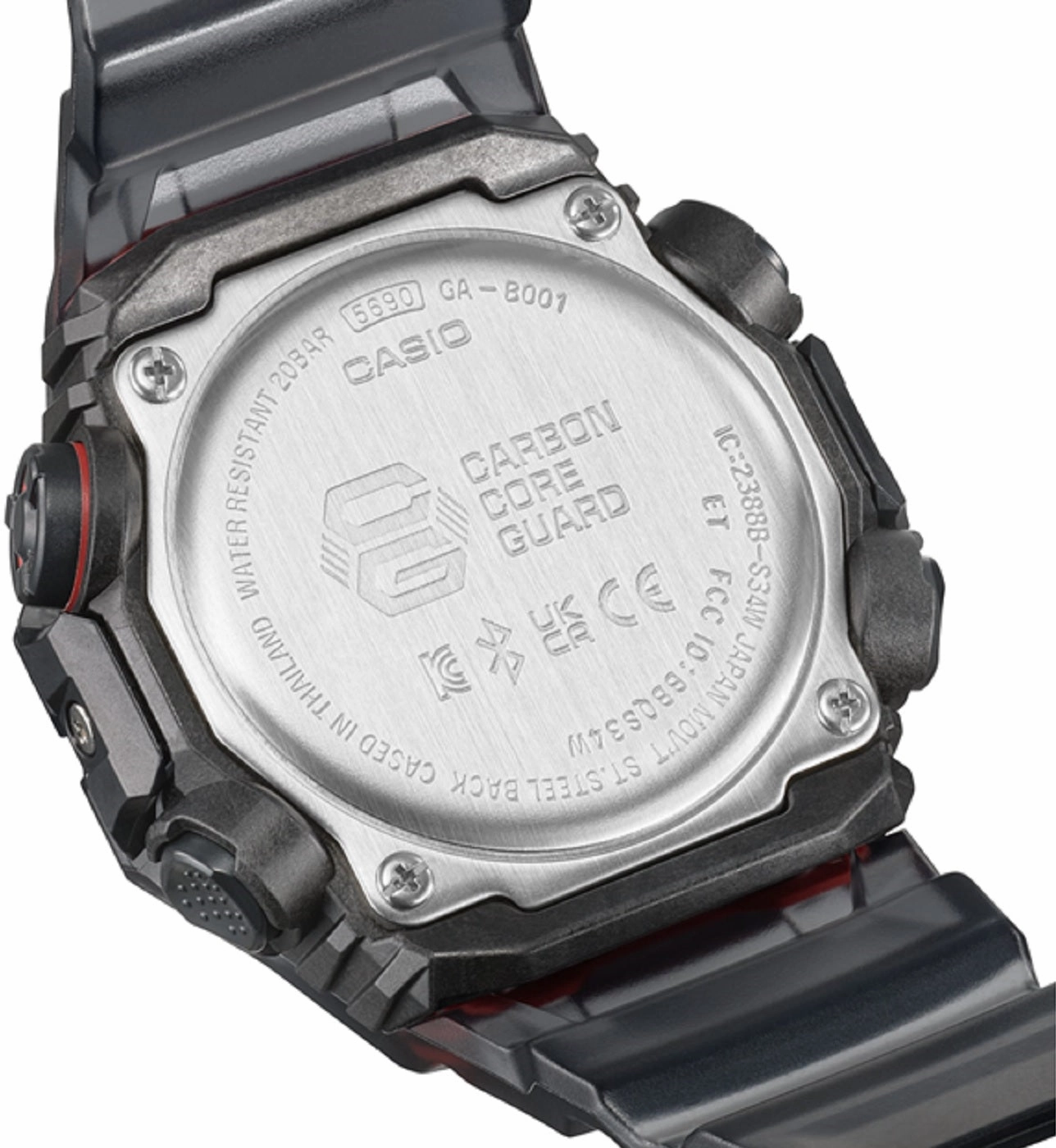 Casio G-shock GA-B001G-1A Digital Analog Rubber Strap Watch For Men