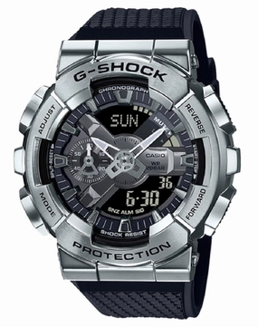 Casio G-shock GM-110-1A Digital Analog Rubber Strap Watch,silicone watch,silicone strap watch,silicone watches for men,silicone watches for women,unisex silicone watch,kids silicone watch,sports silicone watch,casual silicone watch,waterproof silicone watc