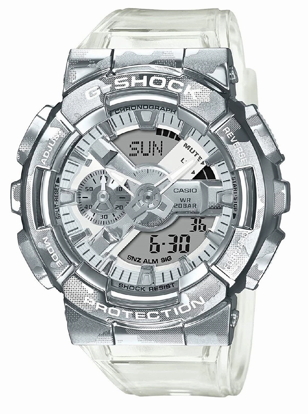 Casio G-shock GM-110SCM-1A Digital Analog Rubber Strap Watch,silicone watch,silicone strap watch,silicone watches for men,silicone watches for women,unisex silicone watch,kids silicone watch,sports silicone watch,casual silicone watch,waterproof silicone w