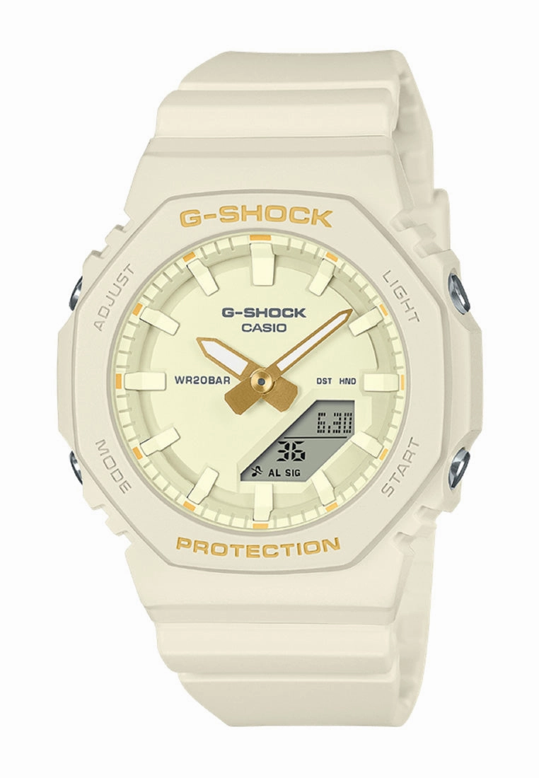 Casio G-shock GMA-P2100W-7A Digital Analog Rubber Strap Watch For Women,silicone watch,silicone strap watch,silicone watches for men,silicone watches for women,unisex silicone watch,kids silicone watch,sports silicone watch,casual silicone watch,waterproof