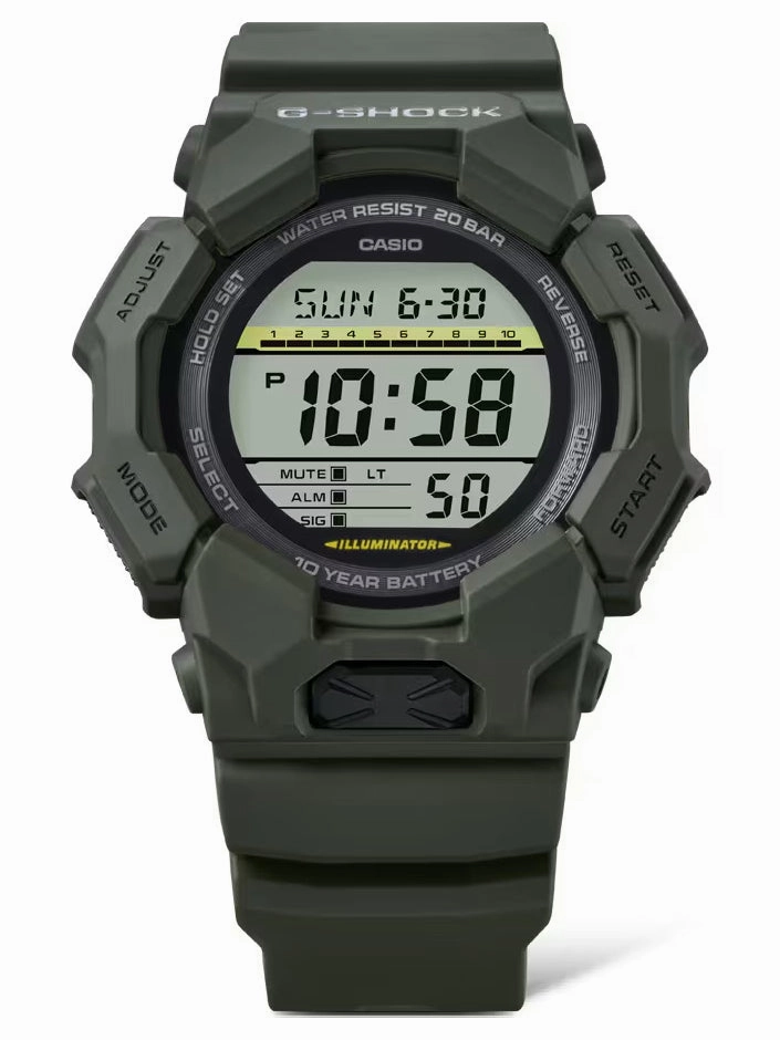 Casio G-SHOCK High-Brightness LED Large Digital Green Watch GD010-3