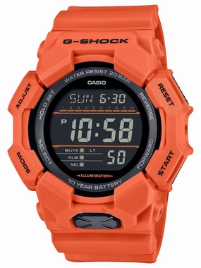 Casio G-SHOCK High-Brightness LED Large Digital Orange Watch GD010-4 Sports Watch for Men/Women Budget Sports Watch Luxury Sports Watch