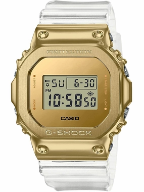 Casio G-Shock Limited Edition SKELETON GOLD Digital Mens Watch GM5600SG-9 Hypoallergenic Silicone Watch Discount Silicone Watches