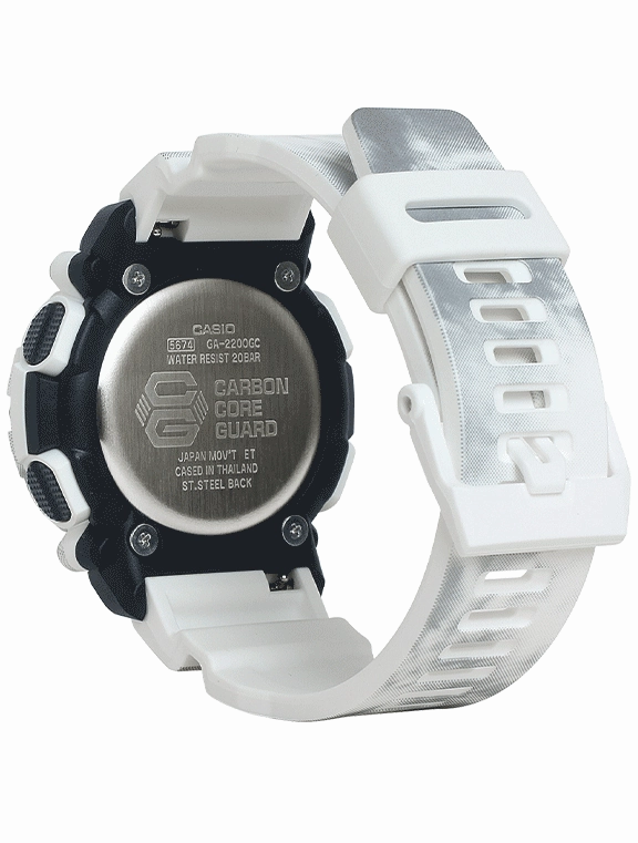 Casio G-Shock Limited Edition SNOW CAMOUFLAGE Watch GA2200GC-7A