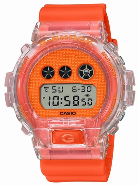 Casio G-Shock LUCKY DROP Ltd Edition Orange Mens/Womens Watch DW6900GL-4 Hypoallergenic Silicone Watch Discount Silicone Watches