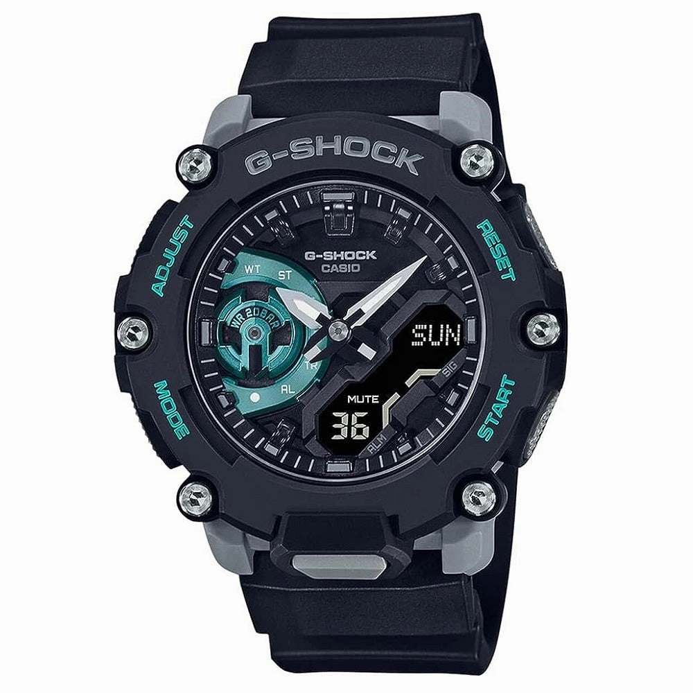 Casio G Shock Men's Carbon Core Guard Watch Black GA-2200M-1AER 