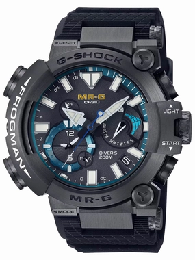 Casio G-Shock MR-G FROGMAN Black/Blue Mens Diving Watch MRGBF1000R-1A Sports Watch for Men/Women Budget Sports Watch Luxury Sports Watch