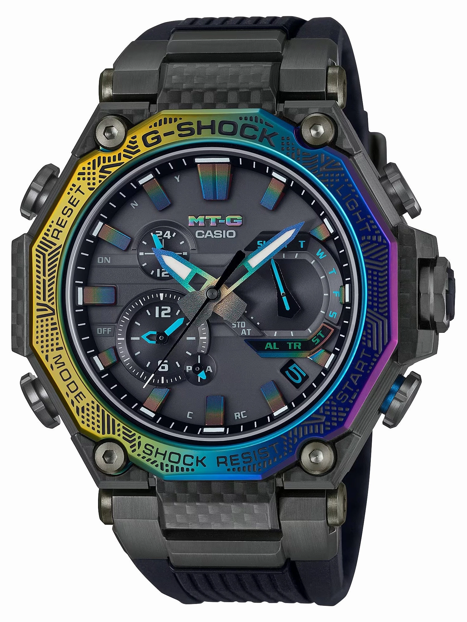 Casio G-Shock MT-G 2000 Series Limited Edition Watch MTG-B2000YR-1A Hypoallergenic Silicone Watch Discount Silicone Watches