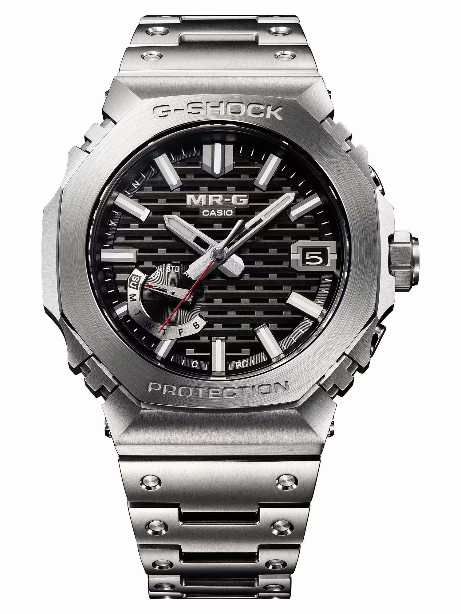 Casio G-Shock Octagonal Slim MRG TITANIUM watch with COBARION Bezel MRGB2100D-1A