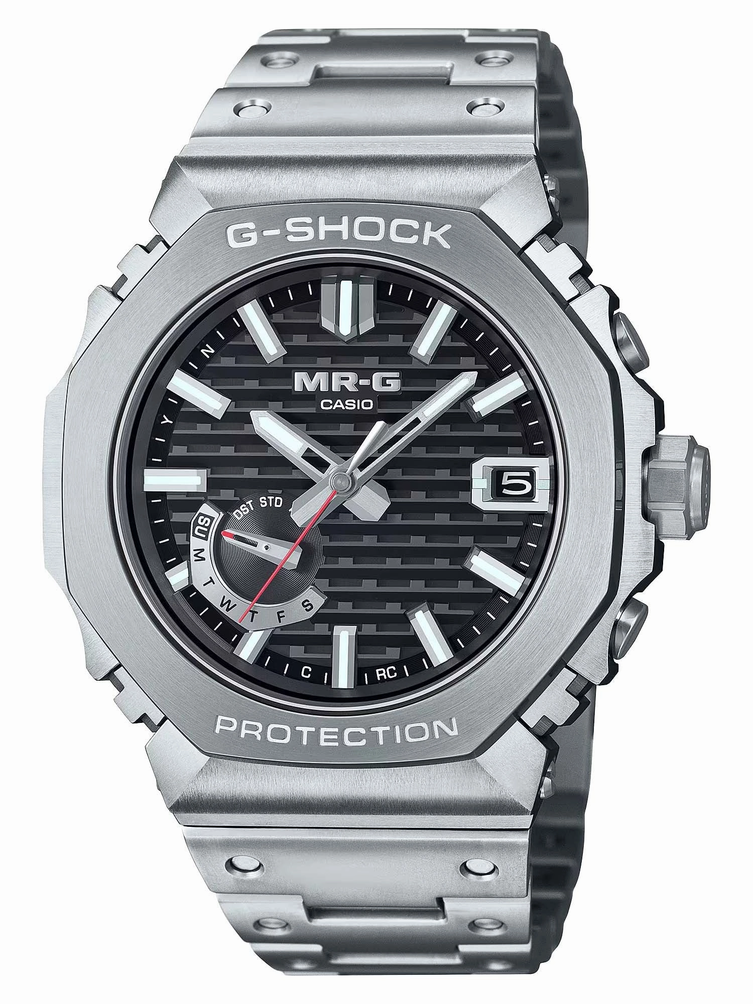 Casio G-Shock Octagonal Slim MRG TITANIUM watch with COBARION Bezel MRGB2100D-1A Sports Watch for Men/Women Budget Sports Watch Luxury Sports Watch