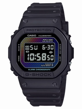 Casio G-Shock RAINBOW BRICK Digital Mens Watch DW5600RW-1A Sports Watch for Men/Women Budget Sports Watch Luxury Sports Watch