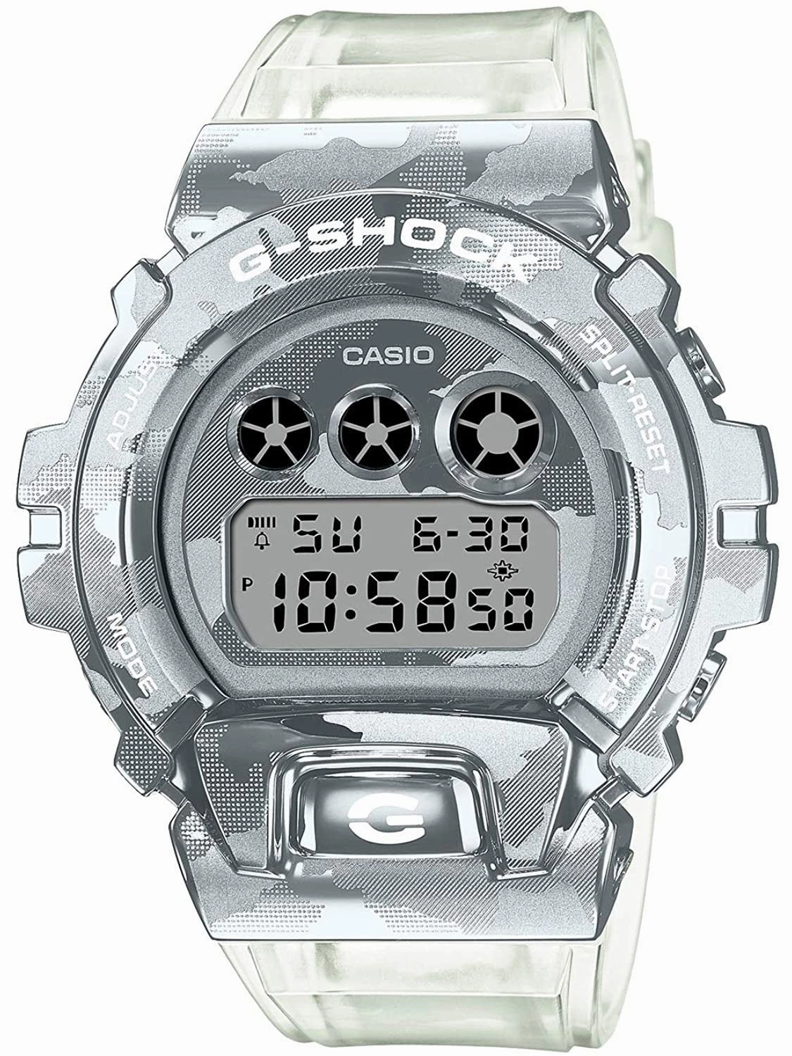 Casio G-Shock SKELETON CAMO Silver Digital Mens Watch GM6900SCM-1 Sports Watch for Men/Women Budget Sports Watch Luxury Sports Watch
